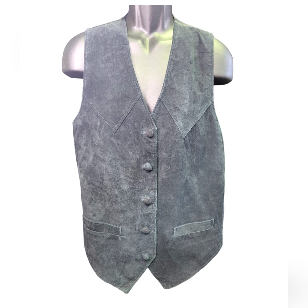 Springwest‎ Leather Vest sz M